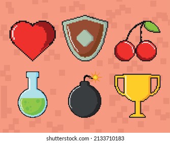 Pixel-Art-Icons-Paket