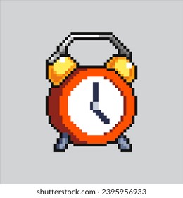 Pixel art illustration Alarm. Pixelated Alarm. Table Alarm clock
pixelated for the pixel art game and icon for website and video game. old school retro.