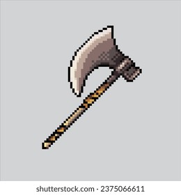 Pixel-Illustrationsax. Pixelförmige Axt-Werkzeuge. Axt-Waffe und -Werkzeuge
Icon pixelig für das Pixelkunstspiel und Icon für Website- und Videospiel.
Altschulretro.