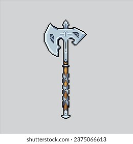 Pixel-Illustrationsax. Pixelförmige Axt-Werkzeuge. Axt-Waffe und -Werkzeuge
Icon pixelig für das Pixelkunstspiel und Icon für Website- und Videospiel.
Altschulretro.