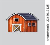 Pixel art illustration Barn. Pixelated Barn. Barn building farm icon pixelated
for the pixel art game and icon for website and video game. old school retro.
