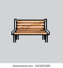 Pixel art illustration Bench Park. Pixelated Bench Park. Bench park.
pixelated for the pixel art game and icon for website and video game. old school retro.