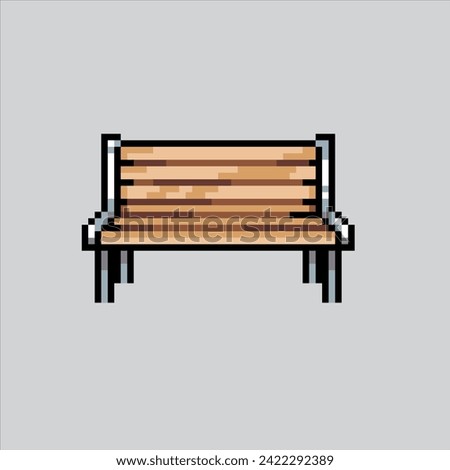 Pixel art illustration Bench Park. Pixelated Bench Park. Bench park.
pixelated for the pixel art game and icon for website and video game. old school retro.