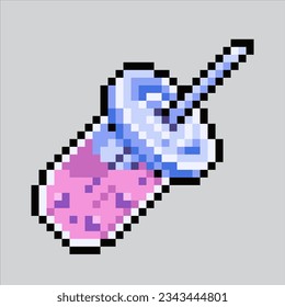 Pixel art illustration Boba. Pixelated Boba. Boba drink icon pixelated
for the pixel art game and icon for website and video game. old school retro.