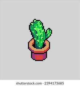 Pixel Kunstillustration Cactus on pot. Pixelkaktus. Kaktus auf Pot
pixelig für das Pixelkunstspiel und Icon für Website- und Videospiel. Altschulretro.