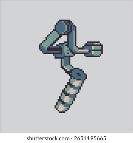 Pixel art illustration Camera Stabilizer. Pixelated Camera Equipment. Camera Stabilizer Equipment Icon pixelated for the pixel art game and icon for website and video game. old school retro.
