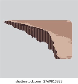 Pixel art illustration Cardboard Scrap. Pixelated Cardboard Trash. Cardboard Scrap Trash Icon pixelated for the pixel art game and icon for website and video game. old school retro.