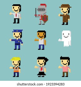 how to make a secuirty guard in pixel people