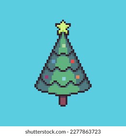 Pixel art illustration christmas tree. Pixelated christmas tree. green christmas tree pixelated
for the pixel art game and icon for website and video game. old school retro.