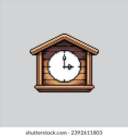 Pixel art illustration Clock. Pixelated Wall Clock. School wall Clock
pixelated for the pixel art game and icon for website and video game. old school retro.