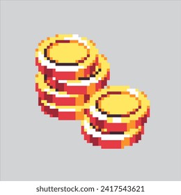 Pixel art illustration Coins. Pixelated Money. Bank Coin Money
pixelated for the pixel art game and icon for website and video game. old school retro.