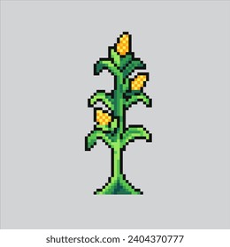 Pixel art illustration Corn. Pixelated Corn Plant. Corn Plant Farm
pixelated for the pixel art game and icon for website and video game.