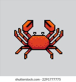 Pixel art illustration crab. Pixelated sea crab. sea crab pixelated
for the pixel art game and icon for website and video game. old school retro.