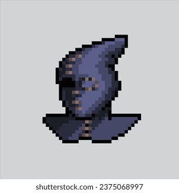 Pixel art illustration creepy mask. Pixelated executioner mask. creepy executioner mask
icon pixelated for the pixel art game and icon for website and video game.
old school retro.