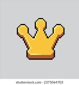 Pixel art illustration Crown. Pixelated King Crown. King Royal Crown
icon pixelated for the pixel art game and icon for website and video game.
old school retro.