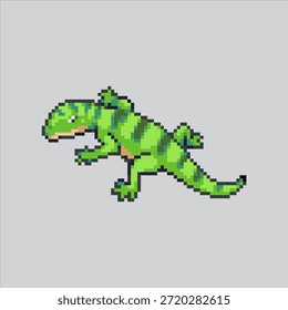 Pixel art illustration Desert Lizard. Pixelated Lizard Reptile. Desert Lizard Reptile Icon pixelated for the pixel art game and icon for website and video game. old school retro.