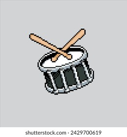 Pixel art illustration Drum. Pixelated Drum. Drum music instrument.
pixelated for the pixel art game and icon for website and video game. old school retro.