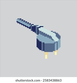 Pixel art illustration Electric Plug Socket. Pixelated Electric Plug Pin. Electric Plug Pin Socket Icon pixelated for the pixel art game and icon for website and video game. old school retro.