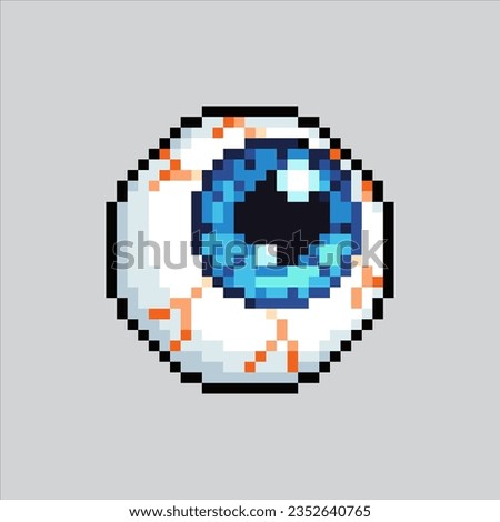 Pixel art illustration Eye. Pixelated Eye. Eyes instrument music icon pixelated
for the pixel art game and icon for website and video game. old school retro.