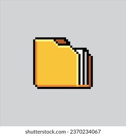 Pixel art illustration Folder Icon. Pixelated Folder. Folder office icon
landmark icon pixelated for the pixel art game and icon for website and video game.
old school retro.