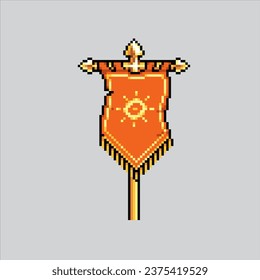 Pixel art illustration Fortress. Pixelated fortress. medieval fortress
icon pixelated for the pixel art game and icon for website and video game.
old school retro.