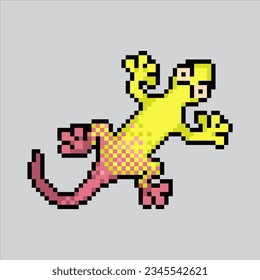 Pixel art illustration Gecko. Pixelated Gecko. Gecko reptile animal icon pixelated
for the pixel art game and icon for website and video game. old school retro.