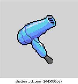 Pixel art illustration Hair Dryer. Pixelated Heater. Hair Dryer pixelated for the pixel art game and icon for website and video game. old school retro.