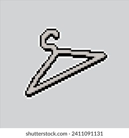 Pixel art illustration Hanger. Pixelated Hanger. Fashion Hanger
pixelated for the pixel art game and icon for website and video game. old school retro.