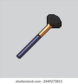 Pixel art illustration Make Up Brush. Pixelated Brush.
Makeup brush pixelated for the pixel art game and icon for website and video game.
