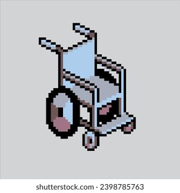 Pixel art illustration Medical Wheelchair. Pixelated Wheelchair. Medic Wheelchair
pixelated for the pixel art game and icon for website and video game. old school retro.