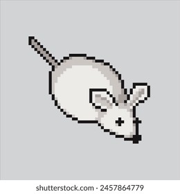 Pixel Kunst Illustration Maus Spielzeug. Verpixelte Mäuse Spielzeug. Mausmäusespielzeug verpixelt für das Pixelkunstspiel und Symbol für Website und Video. Old School Retro.
