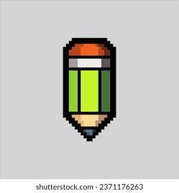 Pixel art illustration Pencil. Pixelated Pencil. Pencil office
icon pixelated for the pixel art game and icon for website and video game. old school retro.