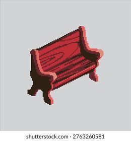 Pixel art illustration Pew Bench. Pixelated Church Bench. Church Pew Bench Icon pixelated for the pixel art game and icon for website and video game. old school retro.