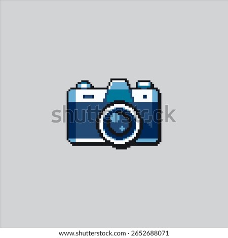 Pixel art illustration Photography Camera. Pixelated Camera Video. Photography video Camera Equipment Icon pixelated for the pixel art game and icon for website and video game. old school retro.