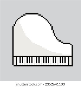 Pixel art illustration Piano. Pixelated Piano. Piano music icon pixelated
for the pixel art game and icon for website and video game. old school retro.