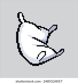 Pixel art illustration Pillow. Pixelated Pillow. Pillow pixelated for the pixel art game and icon for website and video game. old school retro.