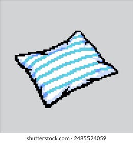 Pixel art illustration Pillow. Pixelated Pillow. Pillow pixelated for the pixel art game and icon for website and video game. old school retro.