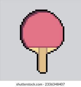 Pixel art illustration Ping pong paddle. Pixelated Ping Pong Paddle. Sports Ping Pong Paddle icon pixelated
for the pixel art game and icon for website and video game. old school retro.