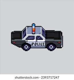 Pixel art illustration Police Car. Pixelated Cop Car. Police Cop Car Vehicle
pixelated for the pixel art game and icon for website and video game. old school retro.