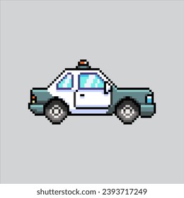 Pixel art illustration Police Car. Pixelated Cop Car. Police Cop Car Vehicle
pixelated for the pixel art game and icon for website and video game. old school retro.