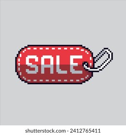 Pixel art illustration Price Tag. Pixelated Price Tag. Price Tag fashion
pixelated for the pixel art game and icon for website and video game. old school retro.