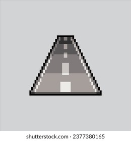 Pixel art illustration Road. Pixelated Asphalt Road. Vehicle Asphalt Concrete Road pixelated
for the pixel art game and icon for website and video game. old school retro.