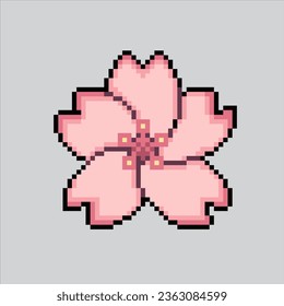 Pixel art illustration Sakura Flower. Pixelated Sakura Flower. Beautiful Japanese Sakura Flower icon pixelated
for the pixel art game and icon for website and video game. old school retro.