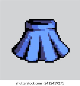 Pixel art illustration Skirt. Pixelated Skirt. Skirt fashion
pixelated for the pixel art game and icon for website and video game. old school retro.