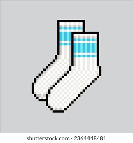 Pixel art illustration Socks. Pixelated Socks. Socks shoes icon pixelated
for the pixel art game and icon for website and video game. old school retro.