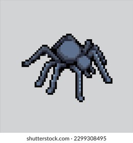 Pixel art illustration spider. Pixelated spider insect. Creepy enemy spider pixelated
for the pixel art game and icon for website and video game. old school retro.
