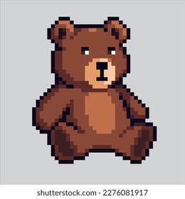 Pixel art illustration teddy bear. Pixelated teddy bear. cute teddy bear doll pixelated
for the pixel art game and icon for website and video game. old school retro.
