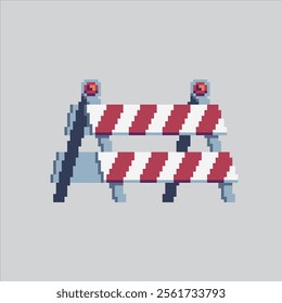 Pixel art illustration Traffic Cone. Pixelated Safeline. Traffic Cone Safe Line icon pixelated for the pixel art game and icon for website and video game. old school retro.