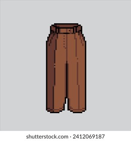 Pixel art illustration Trousers. Pixelated Trousers. Trousers fashion
pixelated for the pixel art game and icon for website and video game. old school retro.