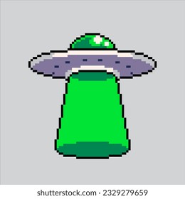 Pixel art illustration UFO. Pixelated UFO. UFO alien space icon pixelated
for the pixel art game and icon for website and video game. old school retro.